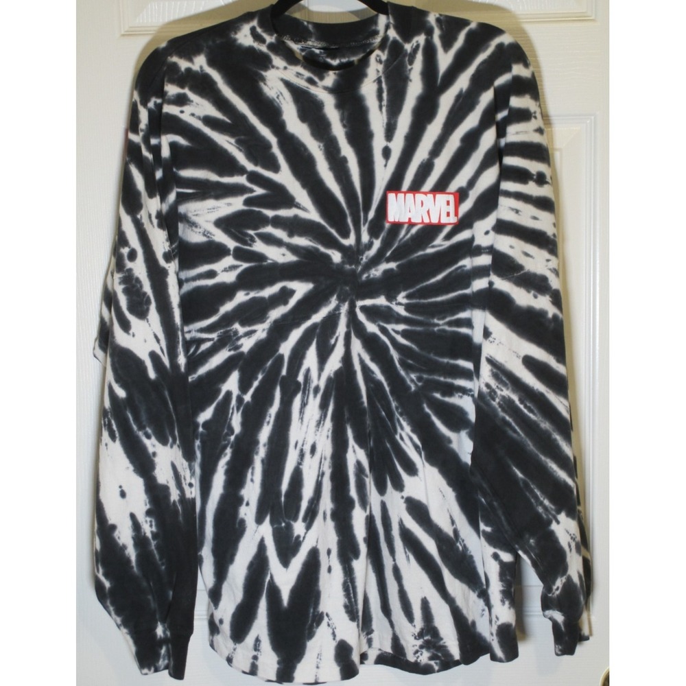 Marvel Avengers Tie Dye L/S Spirit Jersey Oversized L Thor Hulk Iron Man